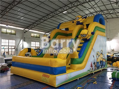 Commercial Toys Inflatbl Minions Slide With Safety Landing GZ BY-DS-019